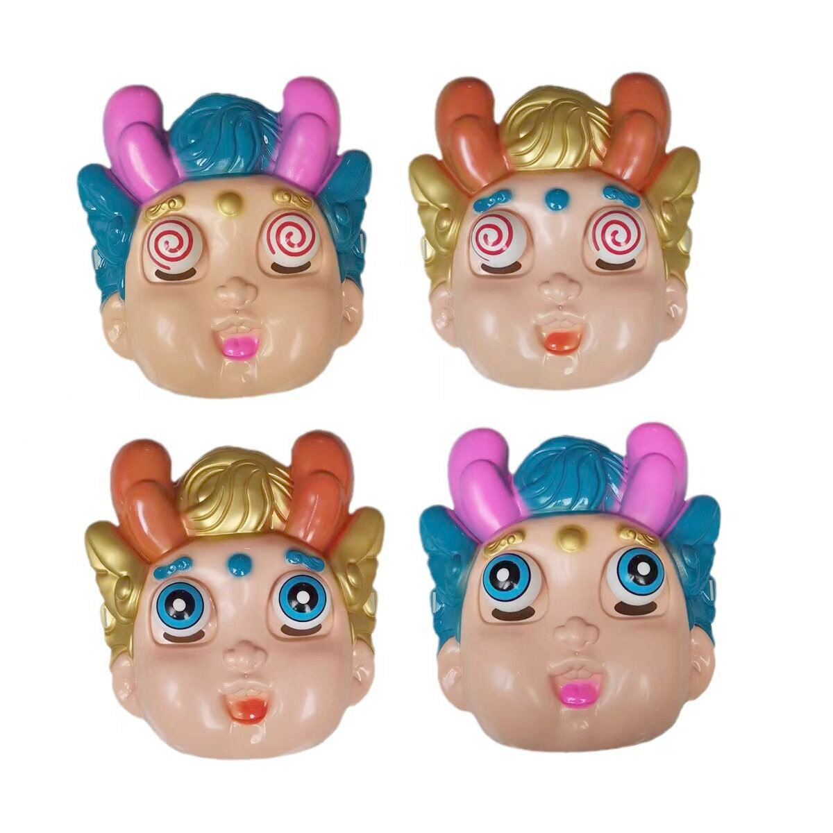 조명이없는 드래곤 베이비 마스크