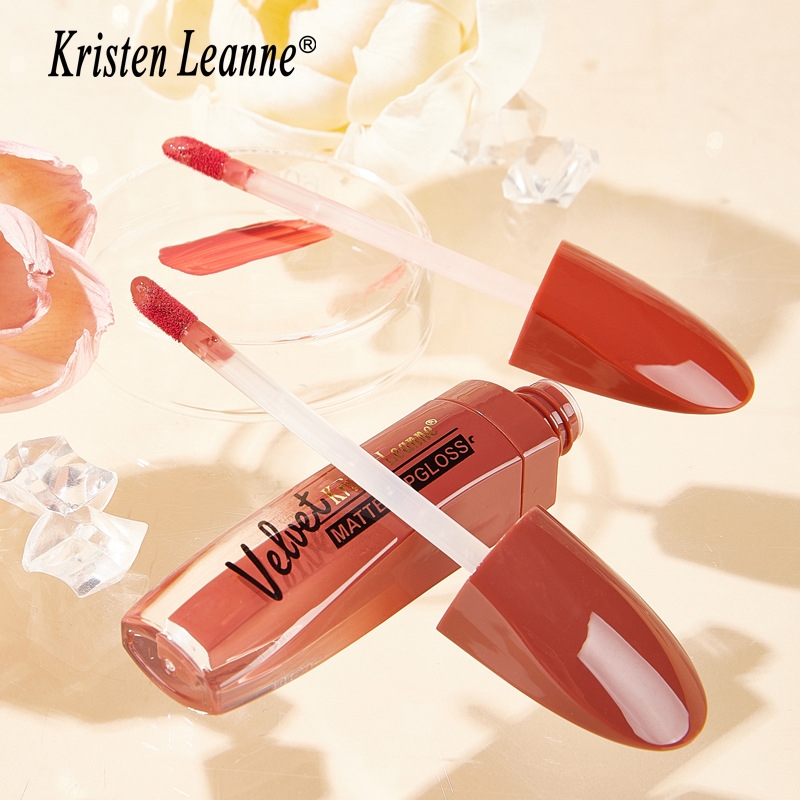 Matte Lip Gloss Mist Lipstick Non-stick cup Non-fading lip gloss makeup_voghion.com