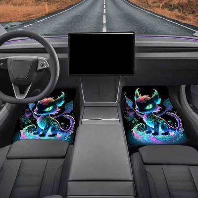 Cars, Cross-Border Temu Printed Wear-Resistant Universal — Universal Foot Pad