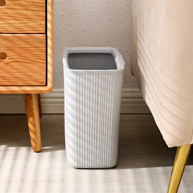 Wall-mounted trash can high-value household kitchen trash basket Internet-famous bathroom toilet gap sliding trash can Wholesale