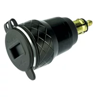 Подходит для BMW Ducati Европейский мотоцикл USB Автомобильное зарядное устройство металлический ремень дисплей напряжения автомобильное зарядное устройство
