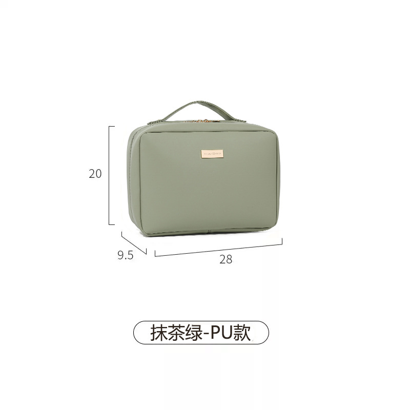 Bolsa de cosméticos de gran capacidad para mujer 2025 nueva bolsa de lavado portátil cosmética bolsa de almacenamiento portátil transparente de viaje impermeable