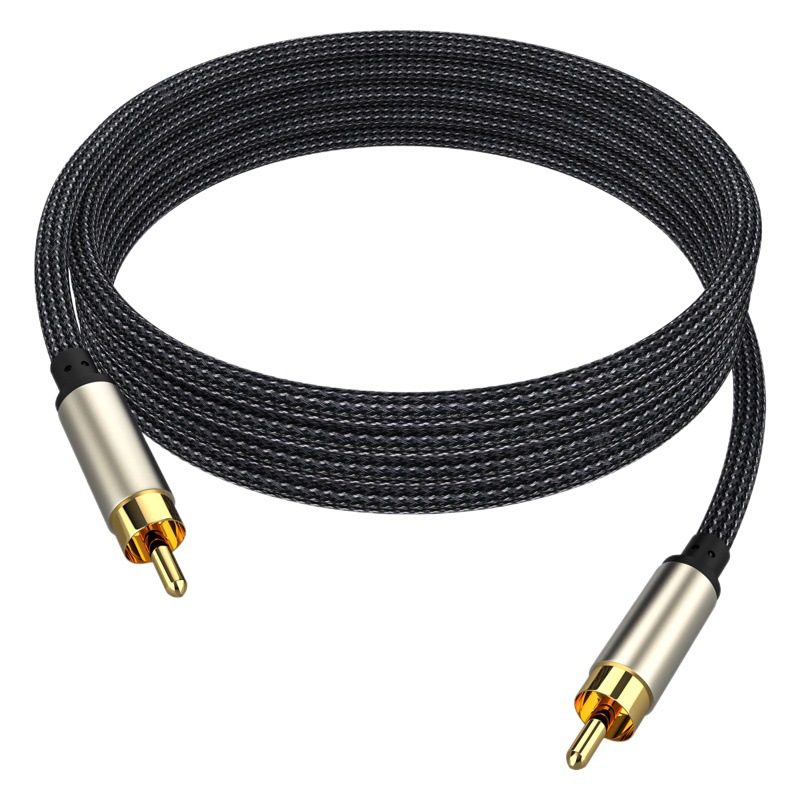 Cable de audio de SALIDA COAXIAL DIGITAL TV DVD amplificador de potencia altavoz de audio Cable de loto RCA cable de audio público a público