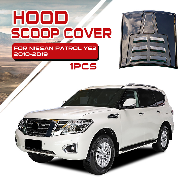 Adecuado para Nissan Patrol Patrol coche luz de techo foco modificación de la cubierta de la máquina del motor y62 accesorios de cubierta de piedra antiarena
