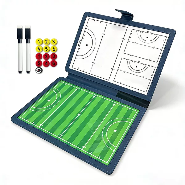 Hockey tactical board, double-sided magnetic, for coaching and instruction during games, foldable and portable, ice hockey lesson plan