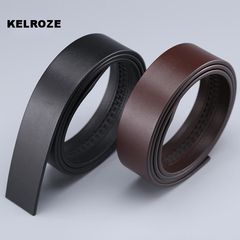 高檔頭層純牛皮3.5皮帶男真皮不帶頭自動扣無夾層腰帶男士褲帶潮.