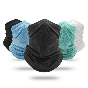 Cross-border e-commerce breathable sunscreen magic scarf scarf outdoor fishing Ice Silk Scarf neck set Sports riding mask
