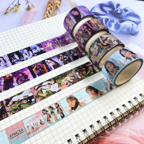 Aespa's Chae Lim stationery tape, Twice's Jihyo album 