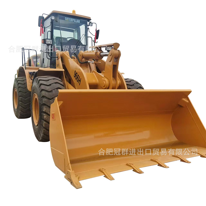 Cargadora de carretilla elevadora original para la venta, maquinaria de pala grande CAT 966H, noventa por ciento, envío gratuito.
