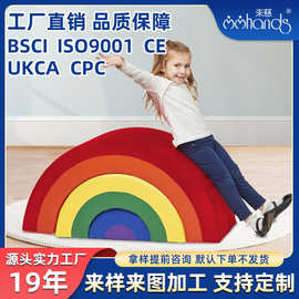 早教pu软体爬滑梯组合宝宝感统训练攀爬软包婴儿早教中心软体组合