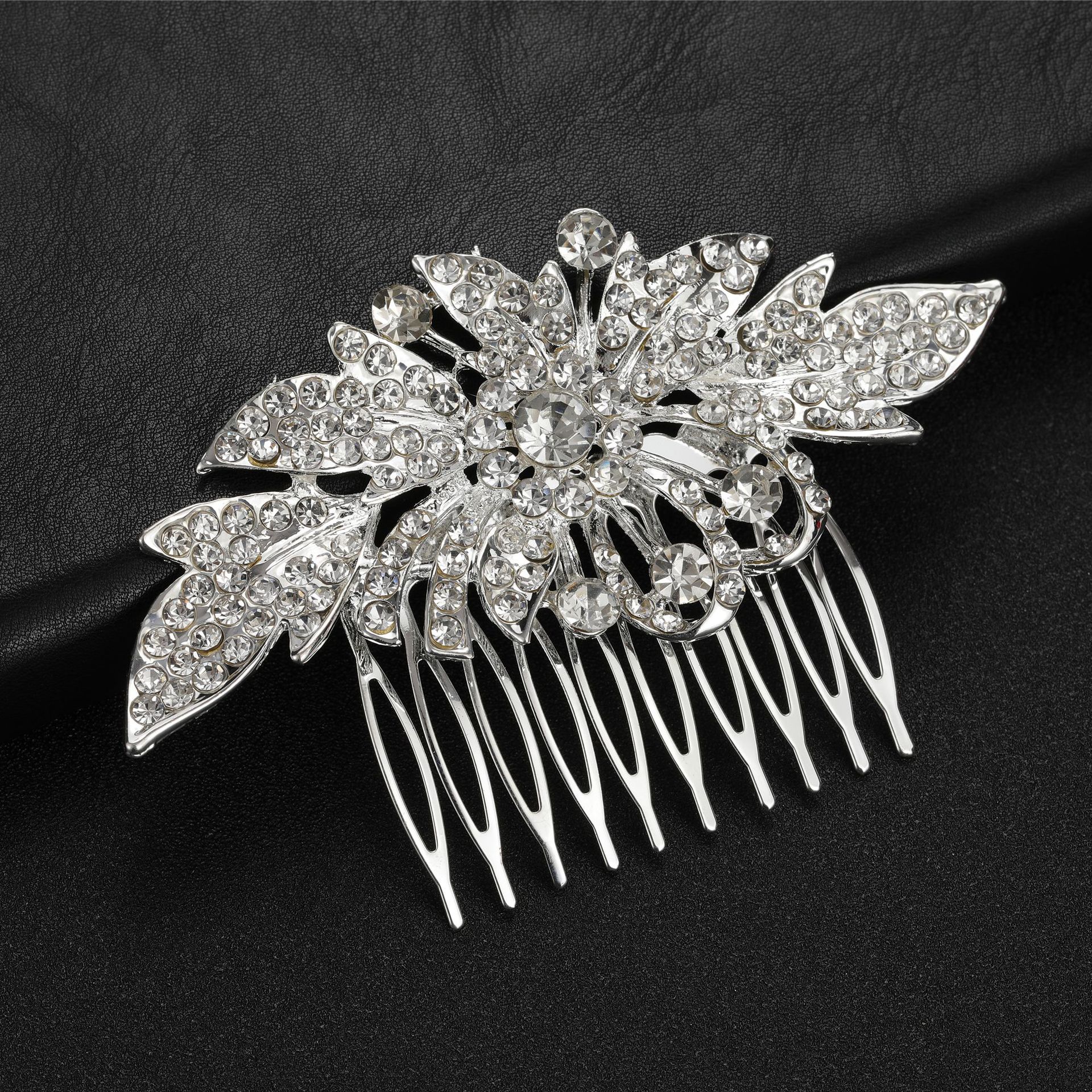 Simple Style Flower Alloy Insert Comb display picture 1