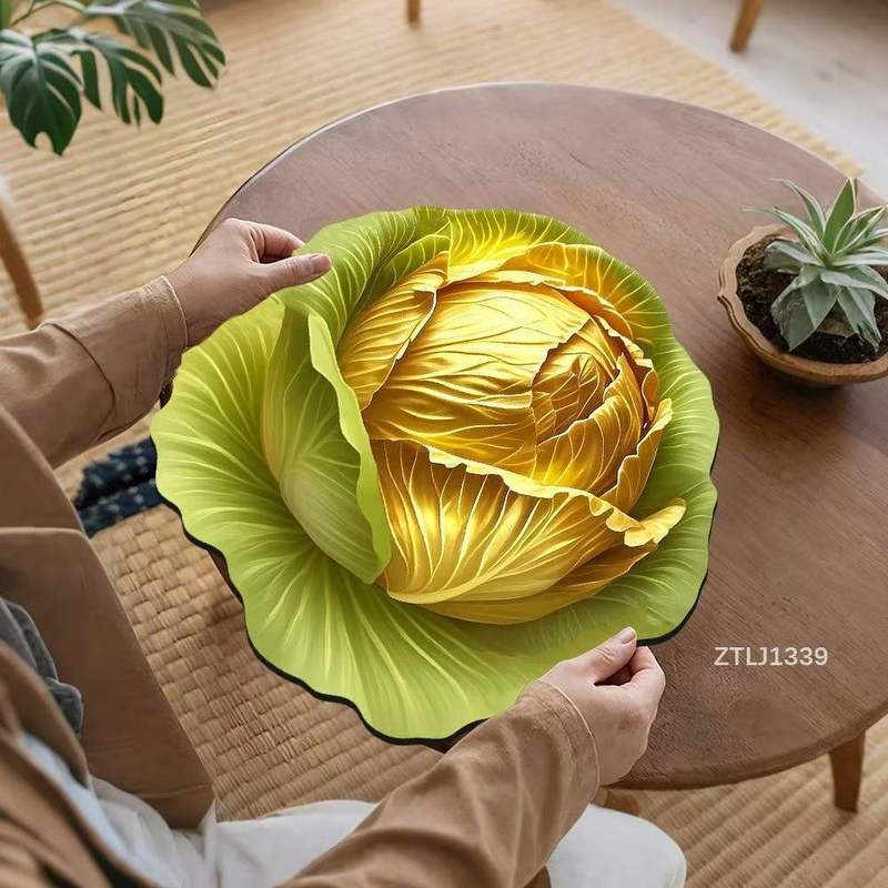 3D立体白菜硅藻泥沥水垫咖啡机吸水速干杯垫厨房餐垫防烫现货批发|undefined