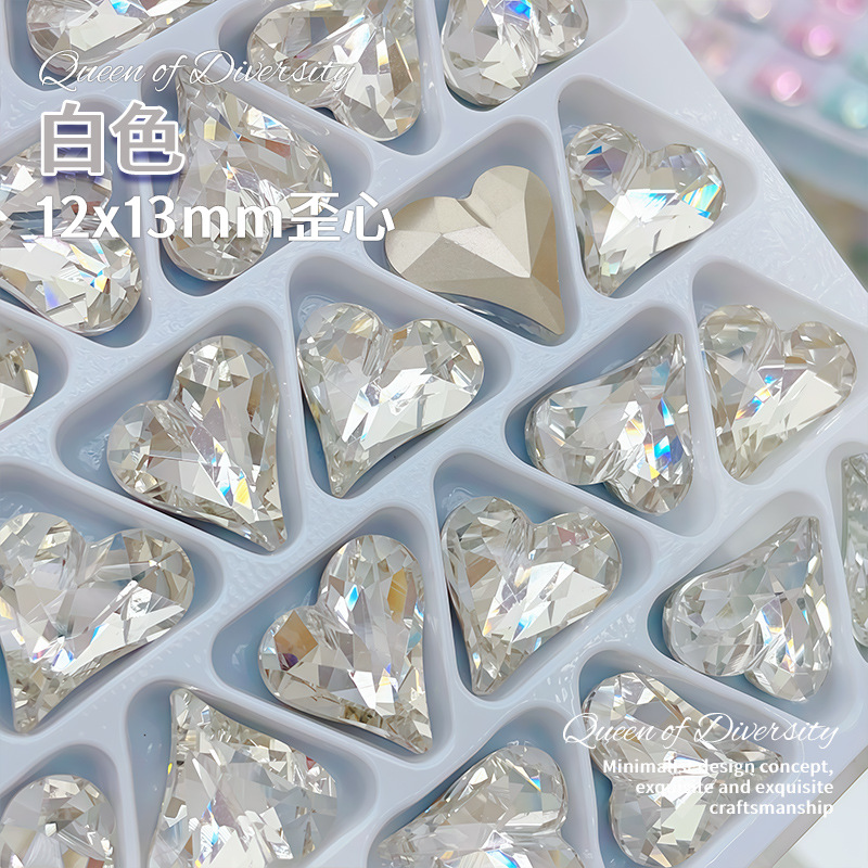 12*13mm 흰색 카드 슬롯 비뚤어진 센터