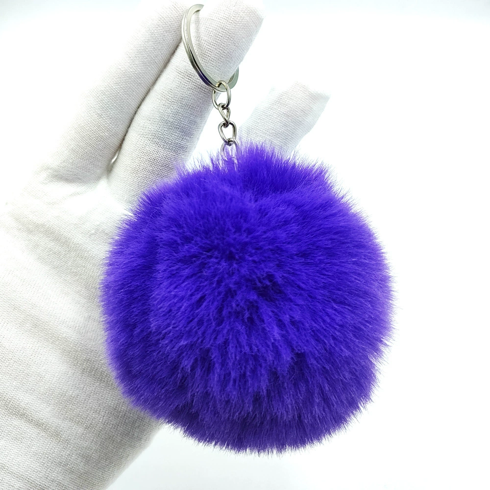 Multicoloured puffer ball, keychain with accessories, (Physicals), 8cm, DIY