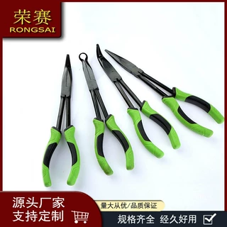 张家港11寸加长钳子弯嘴钳O型钳尖嘴钳火花塞钳45度25度90度碳钢