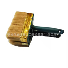 工厂批发蓝色塑料柄天花板刷 仿猪鬃刷子装修板刷墙刷方刷工具刷