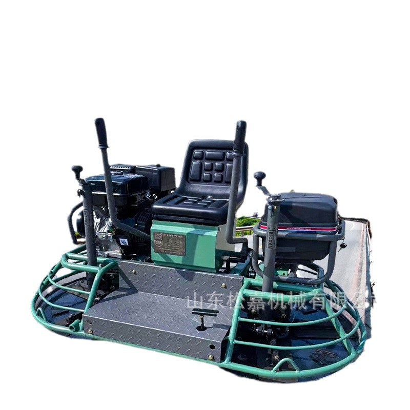 Máquina de limpieza de conducción de alta eficiencia en el sitio de construcción para pavimento de hormigón recolección de luz y nivelación de doble disco