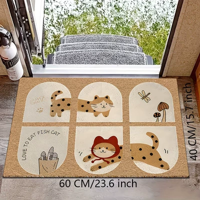 Amazon Imitation Coconut Shell Outdoor Rv Floor Mat, Thickened Wire Loop Mat, Removes Foot Dirt and Sand, Easy to Clean, Direct from Manufacturer