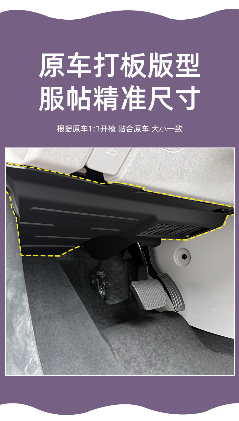 New MG4 special driver's side anti-kick panel, in-car wiring protection panel, interior modification accessories
