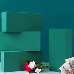 花泥丸い花泥ブロック抱っこバケツ専用生け花フォーム泥ロック水保湿diy花芸束花屋資材