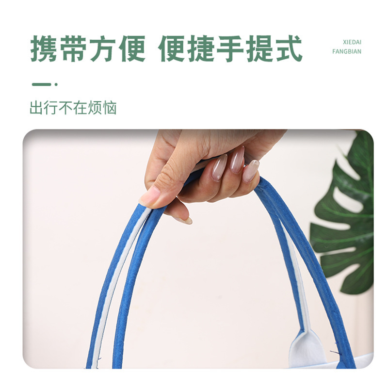 中秋节公司企业礼品毛毡手提袋专业制作礼品袋手工伴手礼中秋礼袋|undefined