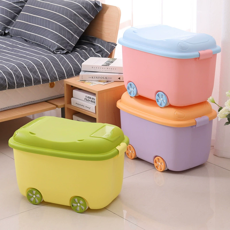 Маленькая мультяшная транспортная система, пластиковый storage box, игрушка