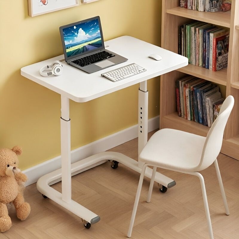 Movable Adjustable Bedside Computer Desk, Study Table for Bed, Adjustable Computer Sofa Side Table for Living Room and Bedroom