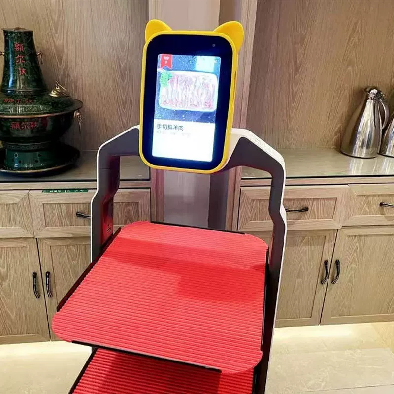 Red non-slip robot