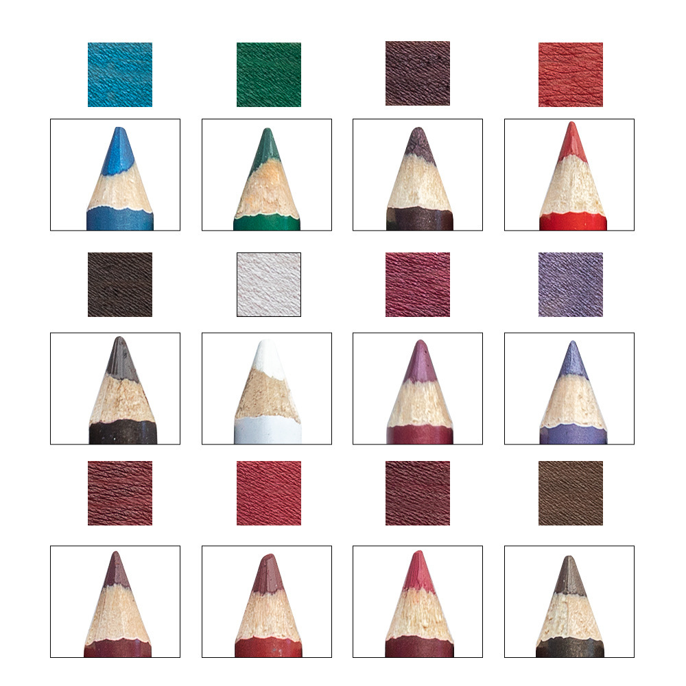 GLAZZI delineador de labios Lápiz Delineador de Ojos de doble cabeza con cuchillo cepillado impermeable lápiz de cejas maquillaje pluma maquillaje entrega de una pieza