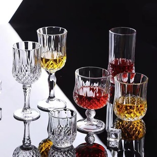 Wholesale jade crystal goblet red wine glass creative wine glass crystal wine glass white champagne glass diamond glass glass