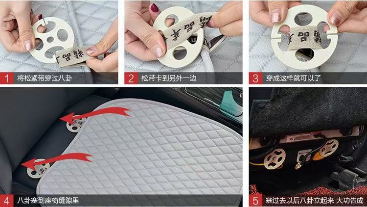 Winter Plush Car Seat Cushion Three-Piece Set, Thickened, Warm, Non-Slip, Without Backrest, Single-Piece Seat Cushion, Universal Model