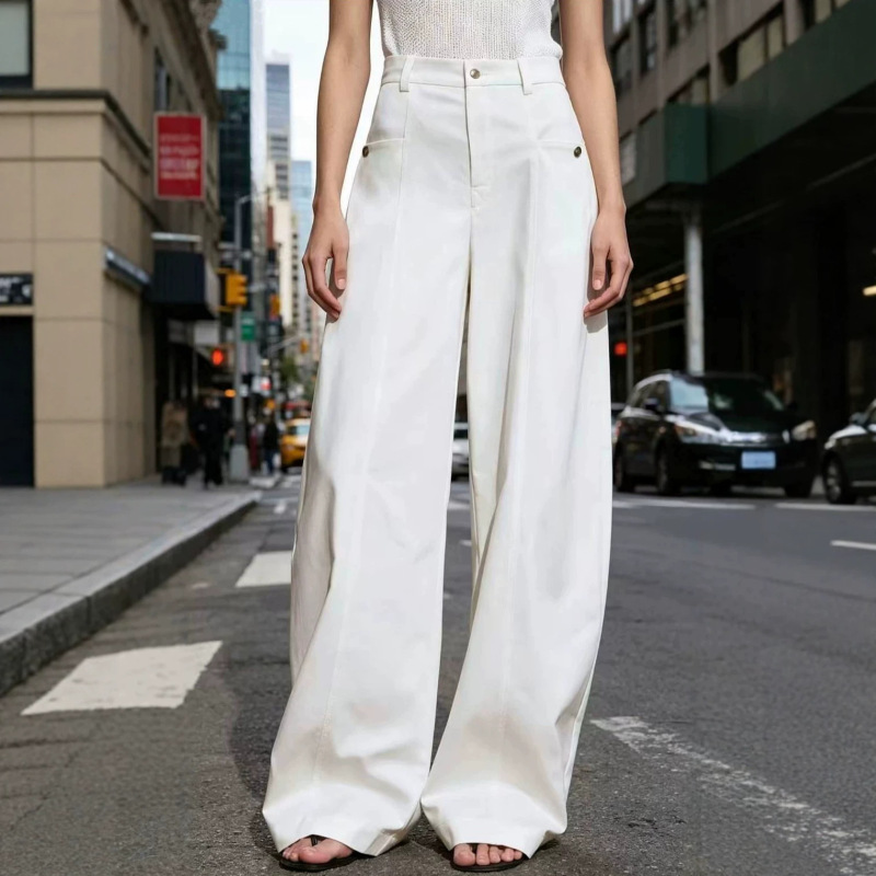 Z* Women's Fashion Mall Same Style 2026 Summer New Product Three-Dimensional Cut Silhouette Curved Pants Lazy Style Casual Pants Z* Women's Fashion Mall Same Style 2026 Summer New Product Three-Dimensional Cut Silhouette Curved Pants Lazy Style Casual Pants