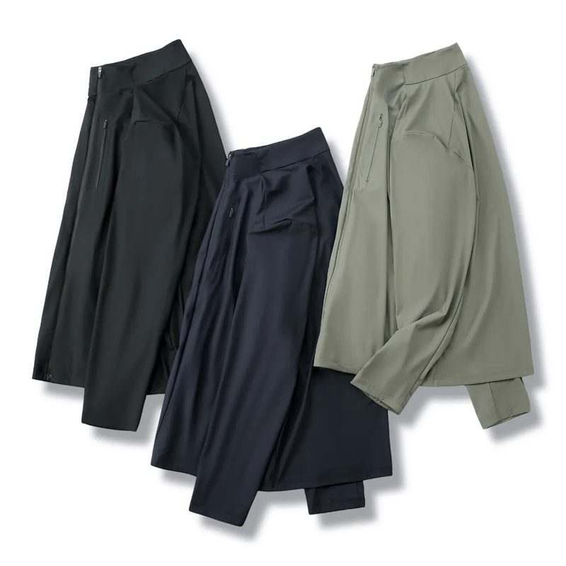 Soft Shell Men's Knitted Thin Jacket High Stretch Warp Knitted Fabric Running Cycling Outdoor Casual Collar Jacket