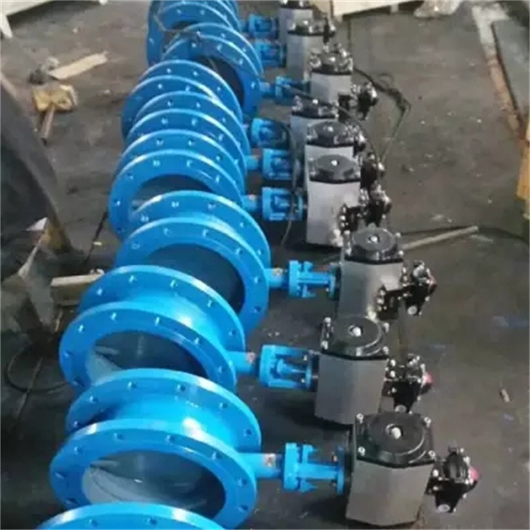 D641W-1C DN900对夹硬密封重锤式泄爆阀电动伸缩蝶阀