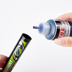 寶克記號筆專用墨水填充液黑紅藍三色36ml大容量墨水補充液體批發