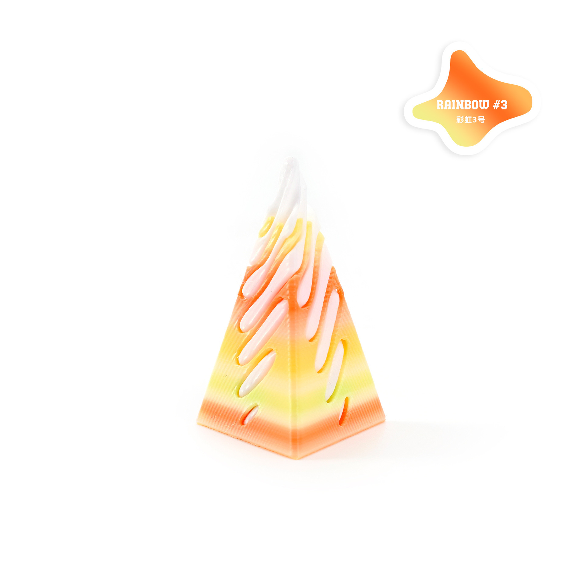 Arco Iris triangular 5cm No. 3 spinning Music