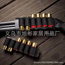 户外6孔散弹贴包配件 多功能战术魔术贴 散装工具魔术贴 子弹袋