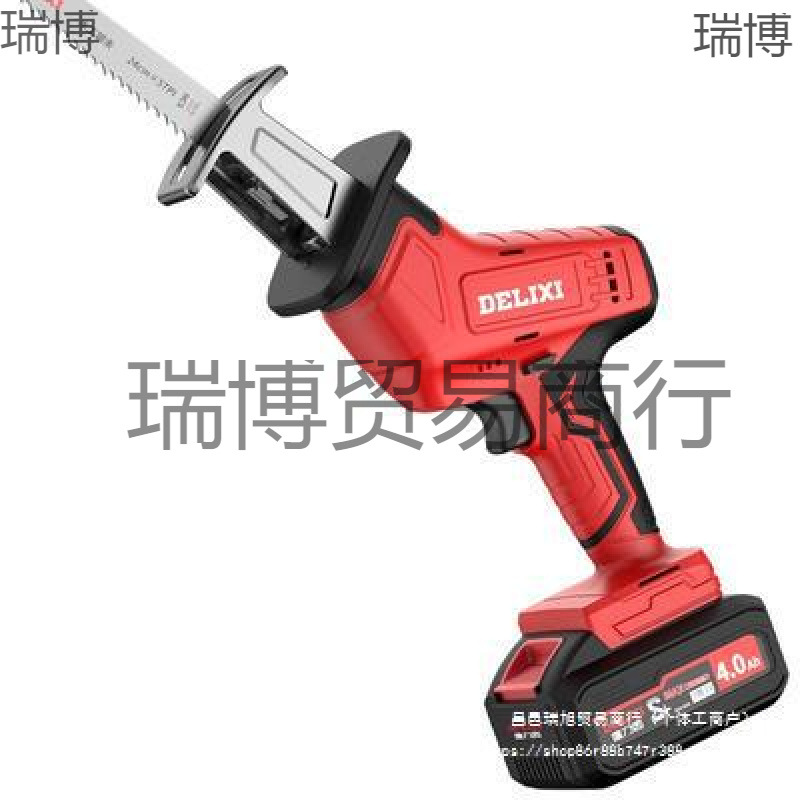德力西锂电马刀锯往复锯家用充电式小型户外手持锯电动伐木锯
