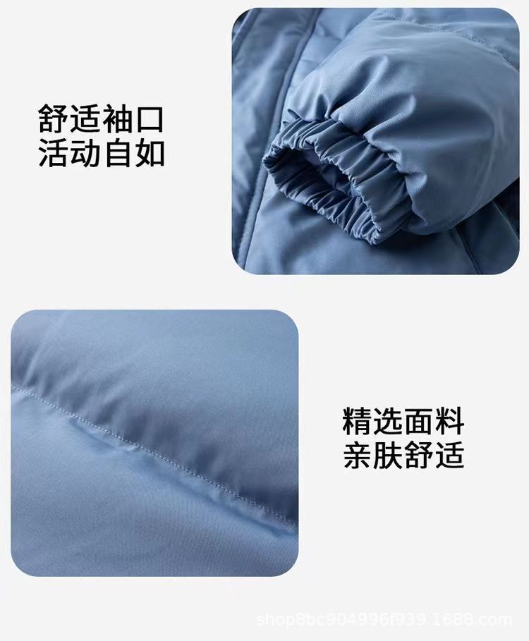 超厚防寒高中生羽绒服男士冬季国潮牌情侣装短款详情5