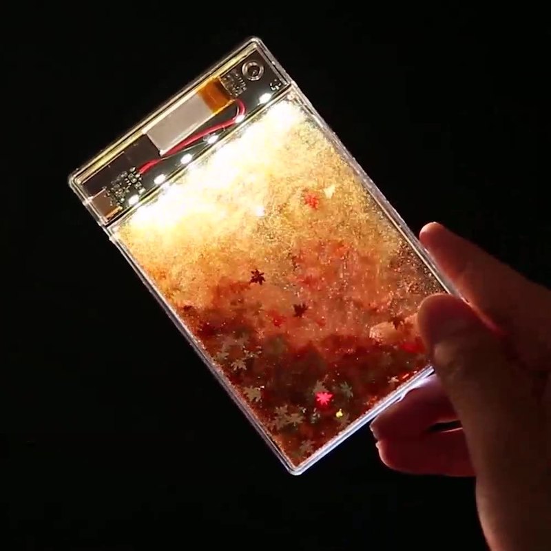アクリル流砂カードレンガ麻雀 DIY Usachi Xiaoba デスクトップ装飾品ライト流麻冷蔵庫マグネット|undefined