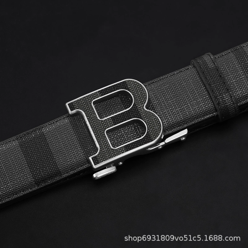 Мужская металлическая пряжка—письменная Burberry & ZD стили, металлическая пряжка, регулируемая 110–130 см