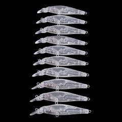 米諾本體 路亞餌胚體7g遠投沉水可加工假餌批發透明小米洛餌胚