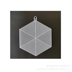 外貿六邊形網片 立體繡板 塑料 網格可裁剪DLY飾品配飾兒童亞馬遜