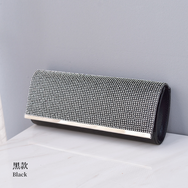 Bolso de noche de diamantes de imitación creativo partido embrague europeo y americano retro banquete bolso hecho a mano de las mujeres bolsa de suministro transfronterizo