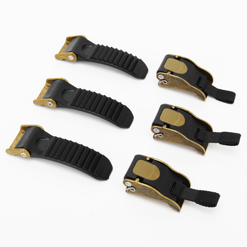 Motorcycle helmet buckle helmet special quick buckle ten-section buckle universal lock buckle cap buckle helmet copper-plated buckle
