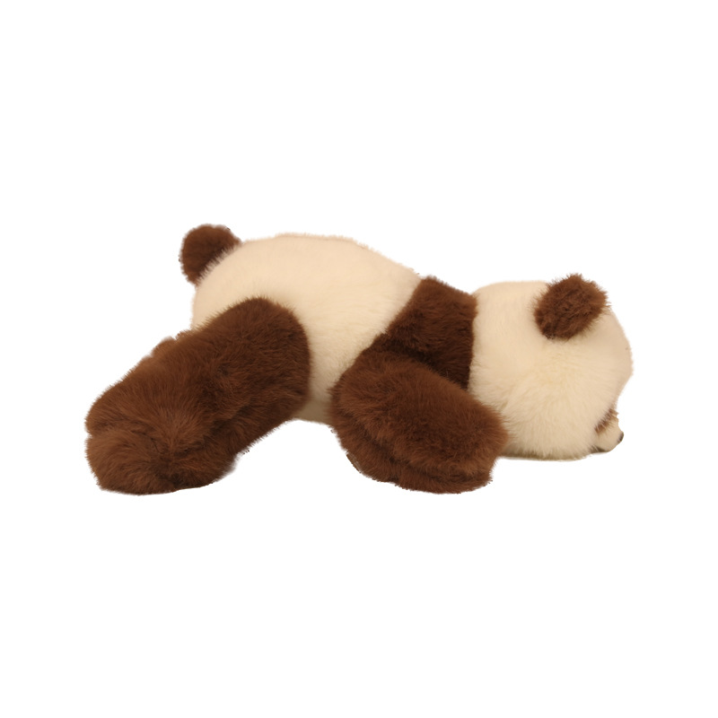 Nuevo tesoro nacional de simulación panda panda peluche zoológico lindo oso gato siete muñecas al por mayor