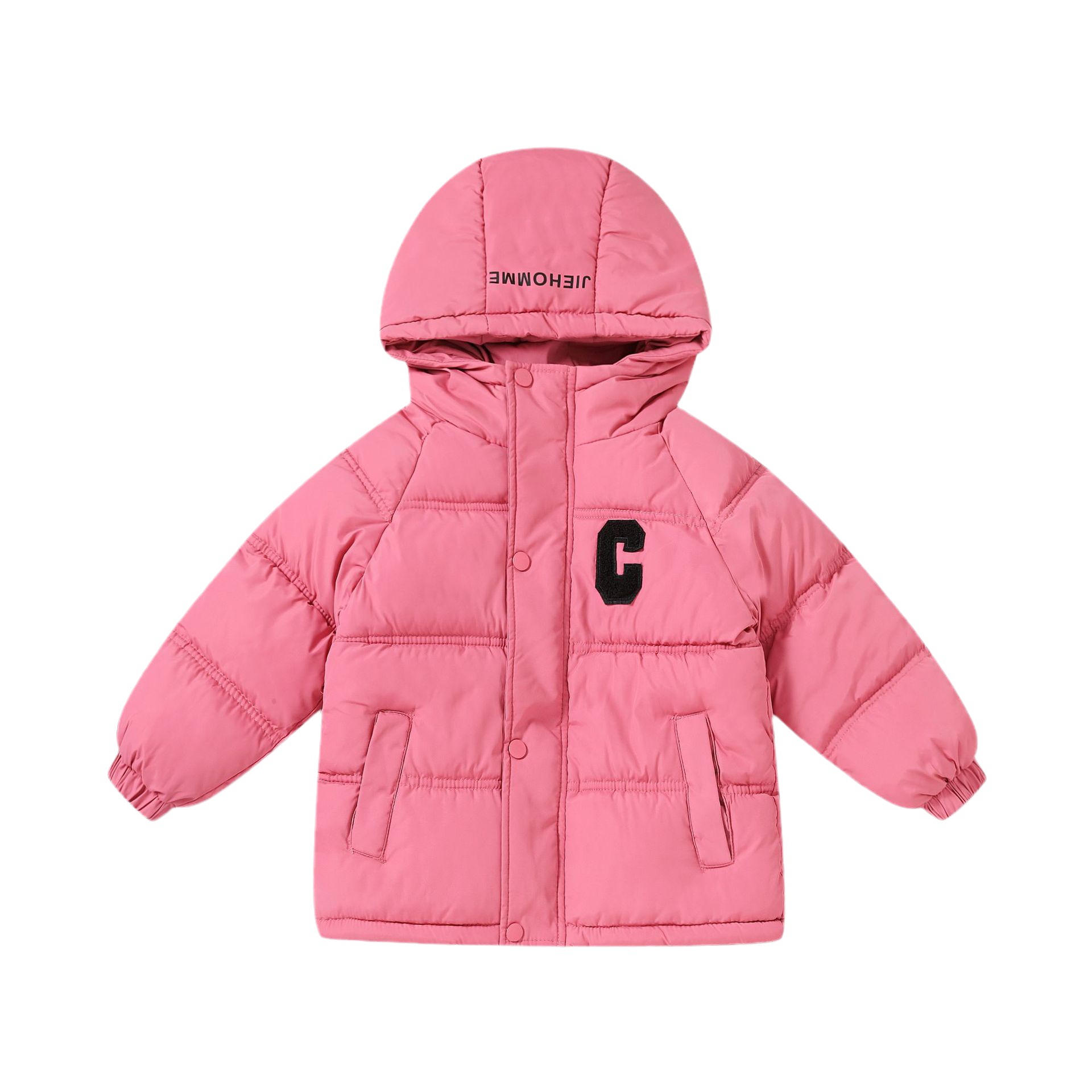 Gran C niños con capucha abajo chaqueta 2024 Otoño e Invierno ropa para niños nueva venta al por mayor niños y niñas chaqueta de plumas