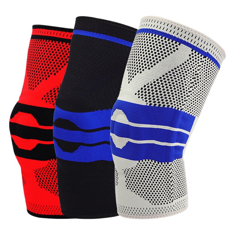 Deportes rótula baloncesto silicona soporte de primavera rótula al aire libre montar montañismo menisco presión rótula los hombres al por mayor