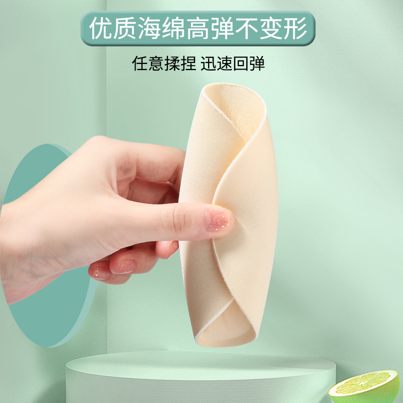 Cross-border sports bra pad small triangle sponge lining replacement pad thickened bra cup pad chest pad insert