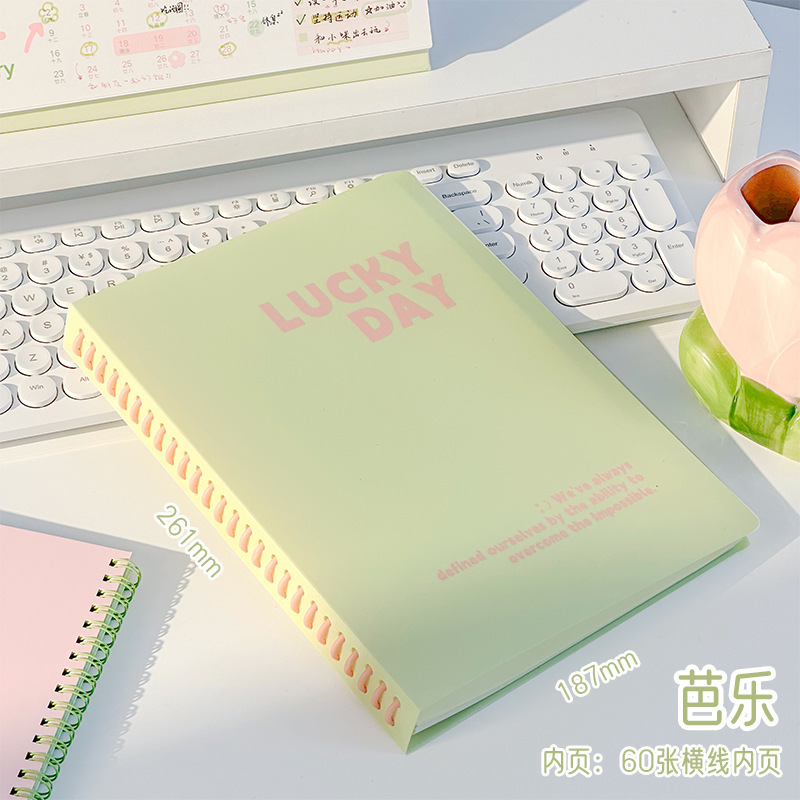 Cuaderno de 3 años de segunda clase desmontable engrosado hoja de cálculo bobina de alto valor facial para estudiantes